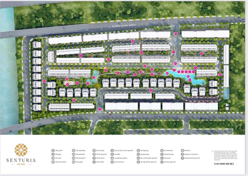 Mặt Bằng Dự Án Senturia An Phú