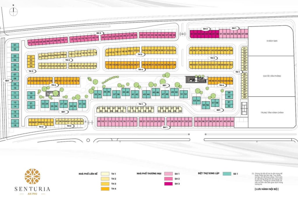 Mặt Bằng Dự Án Senturia An Phú