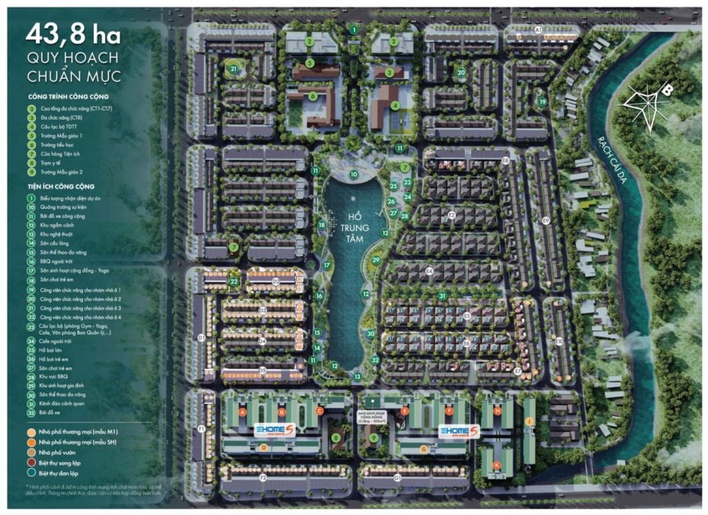 Mặt Bằng Dự Án Nam Long Central Lake - Phase 2