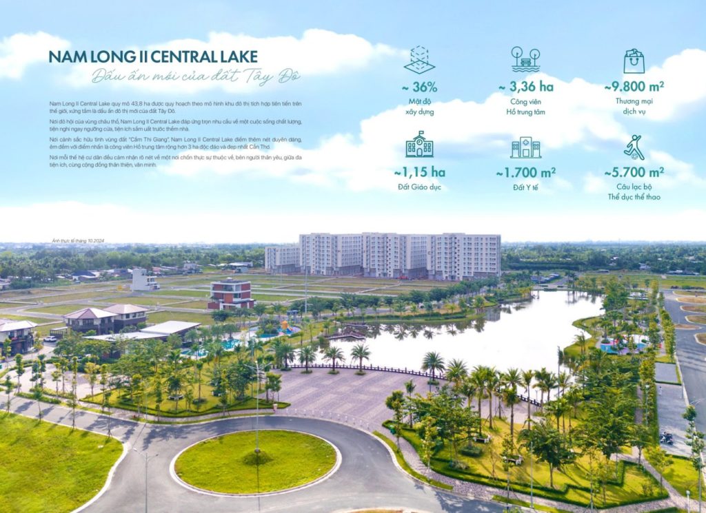 Tiện Ích Dự Án Nam Long Central Lake Cần Thơ